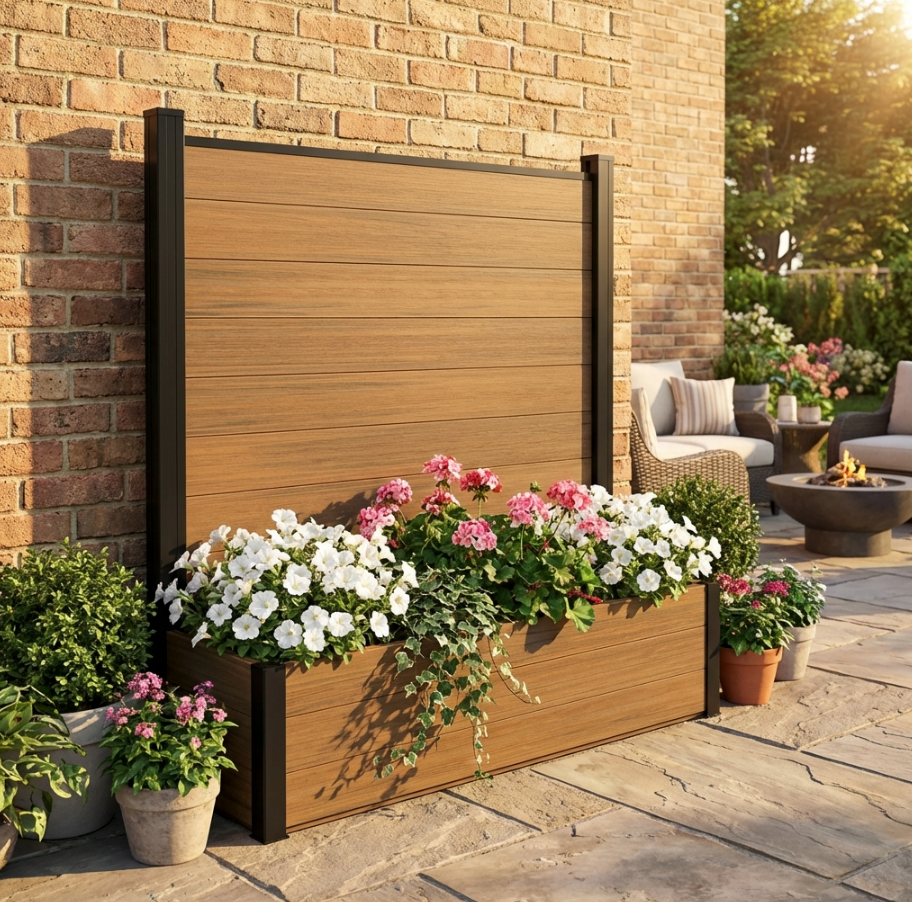 Raised Garden Box with Trellis - Perfect for Vertical Plant Display - Wall Forma