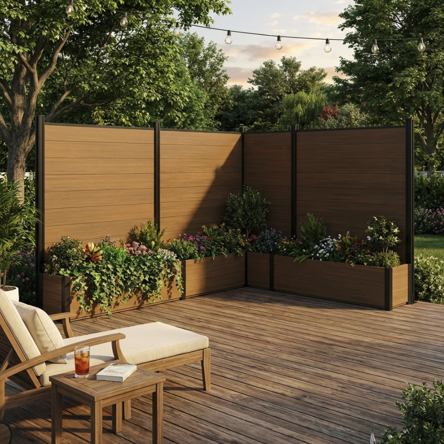 Raised Garden Box with Trellis - Perfect for Vertical Plant Display
