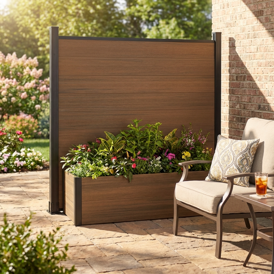 Raised Garden Box with Trellis - Perfect for Vertical Plant Display