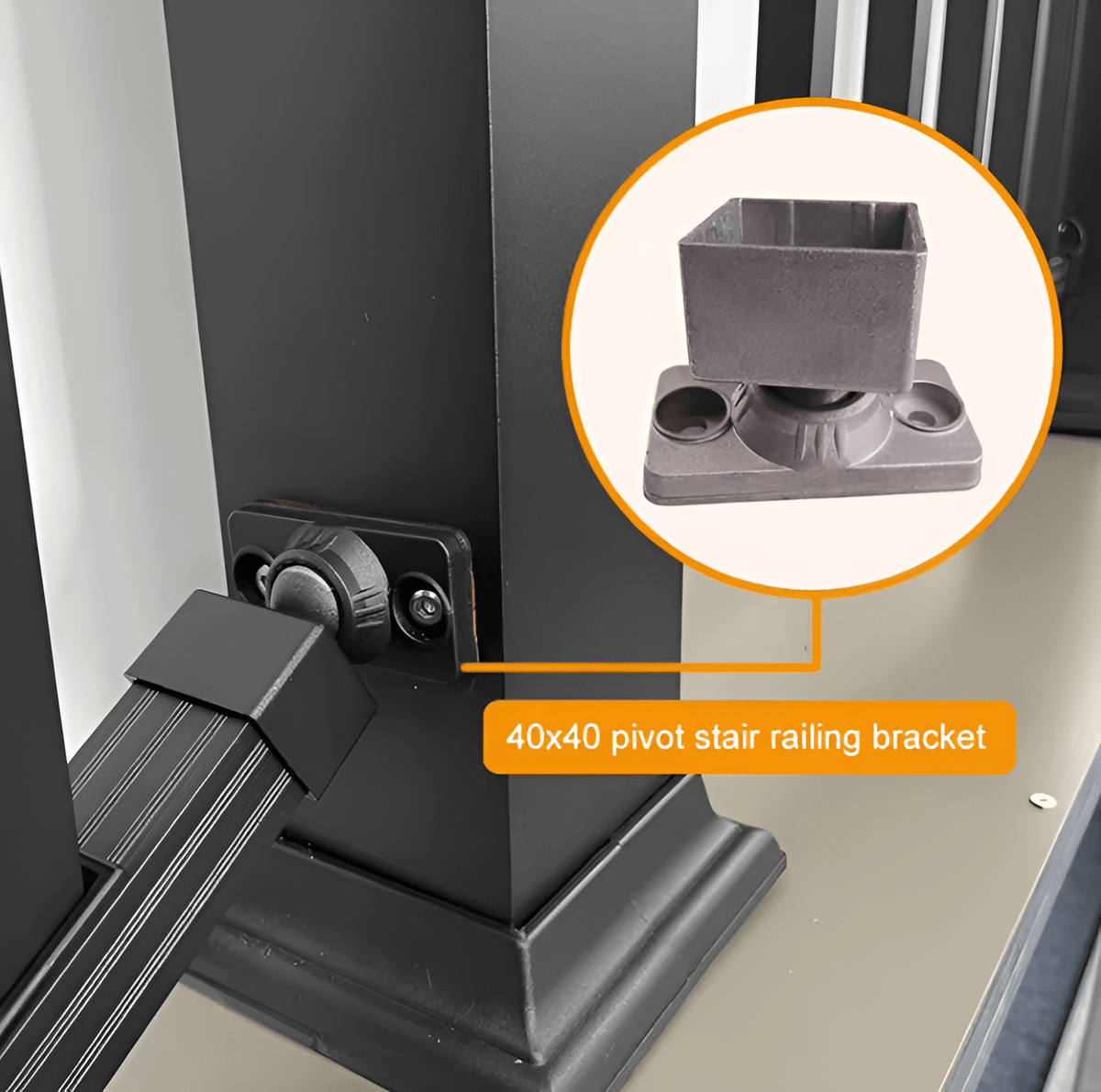 6-ft x 42-in Composite Railing Kit - Durable, Easy to Install & Low-Maintenance - Wall Forma