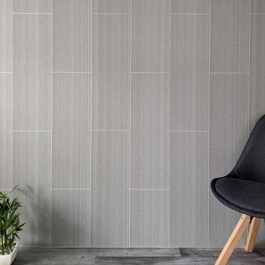 8mm Seagrass Large Tile Effect Bathroom Wall Panel - Pack of 4