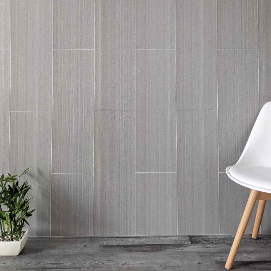 8mm Seagrass Large Tile Effect Bathroom Wall Panel - Pack of 4