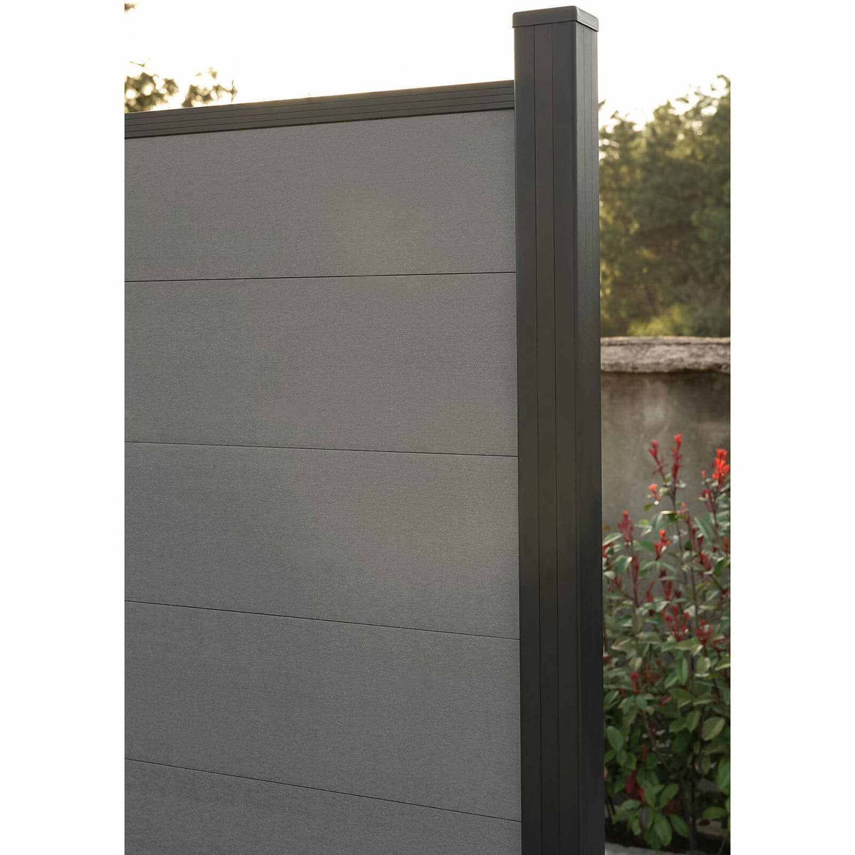 Composite Fence Co-extrusion Discounted Price -Silver Gray - Wall Forma