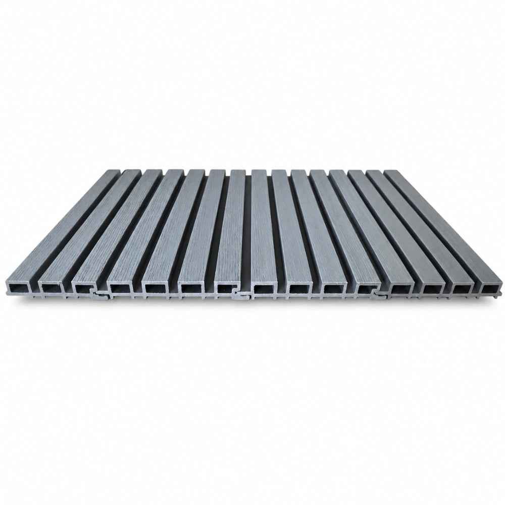 2.6M Silver Grey WPC Exterior Wall Cladding