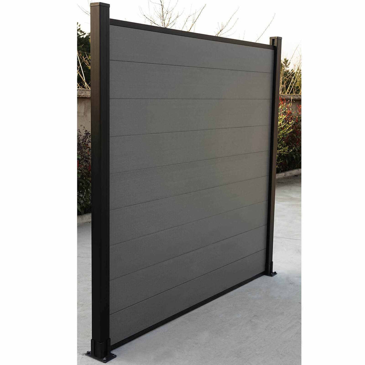 Composite Fence Co-extrusion Discounted Price -Silver Gray - Wall Forma