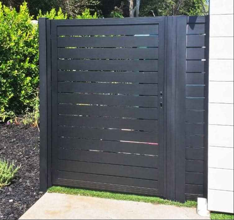 Aluminum Premium Fence Gate 4x6 – Modern, Heavy Duty, Full Privacy
