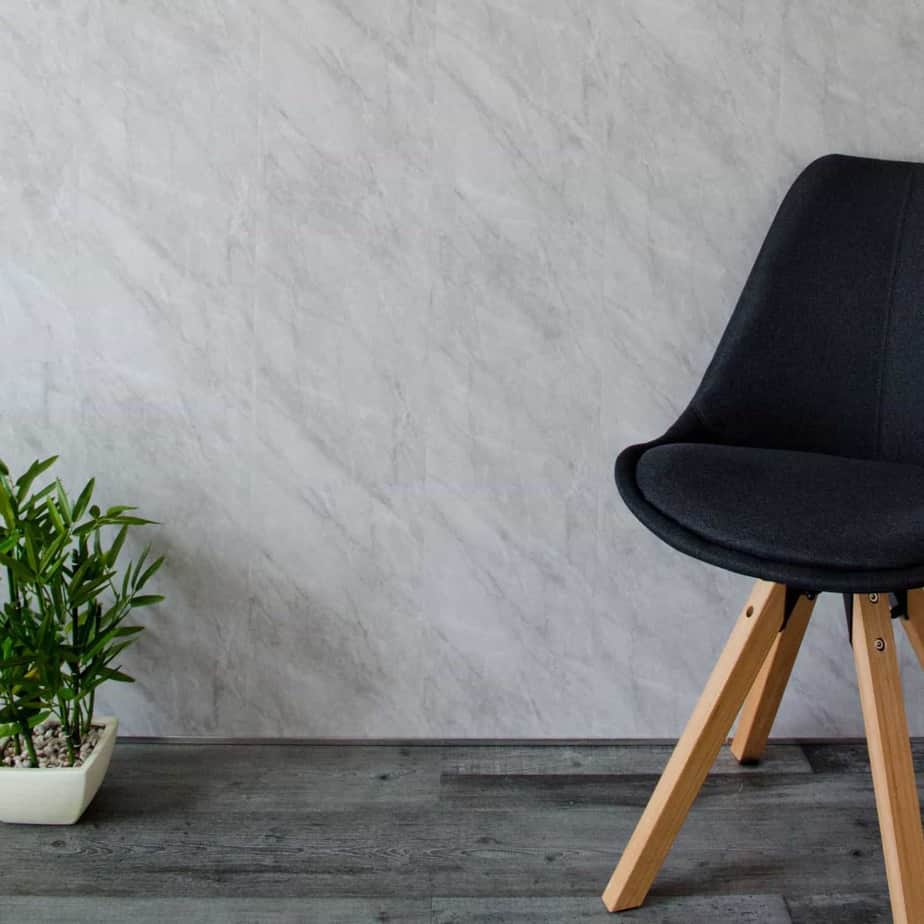 8mm Storm Grey Marble Bathroom Wall Panel - Pack of 4 - Wall Forma