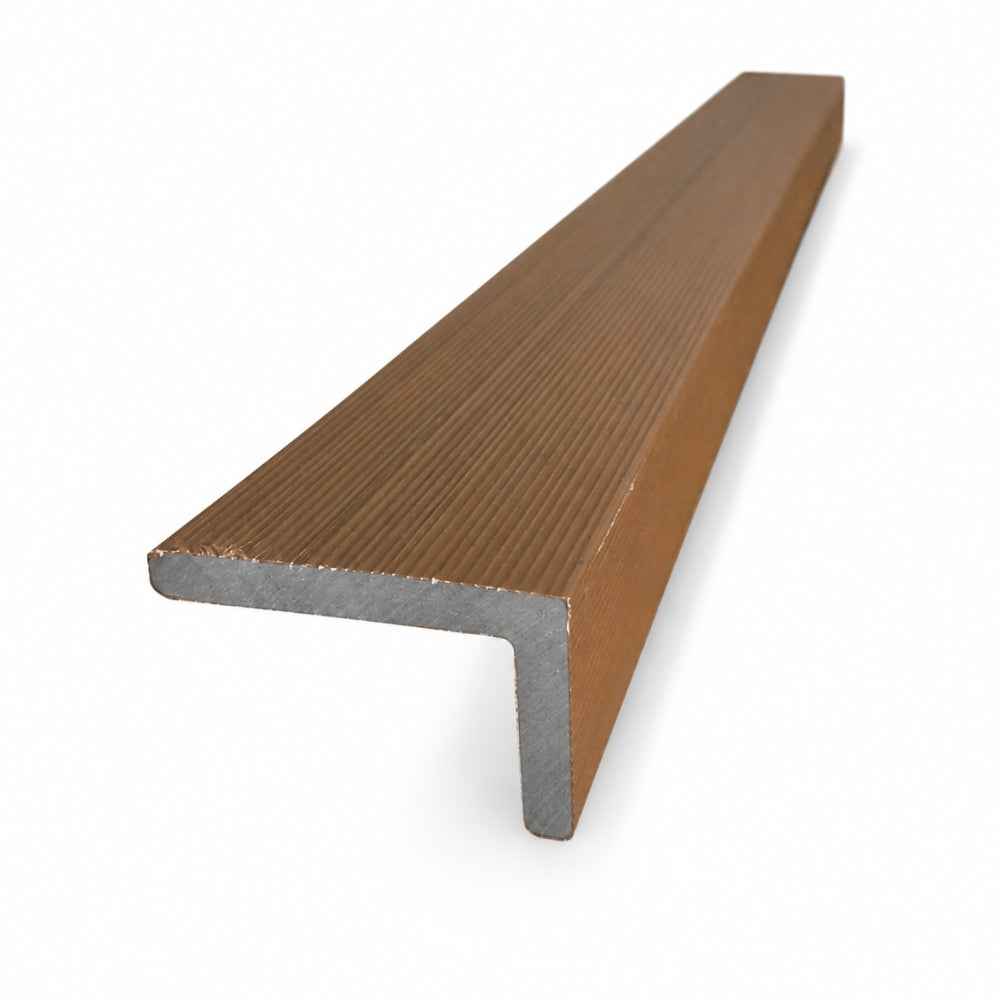 2.6M Teak WPC Cladding L Trim