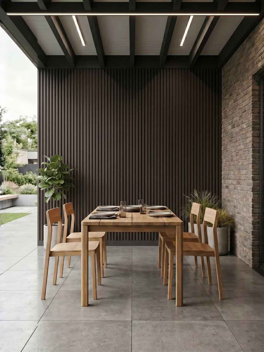 Dark Brown With Black Premium Composite Exterior Cladding Boards