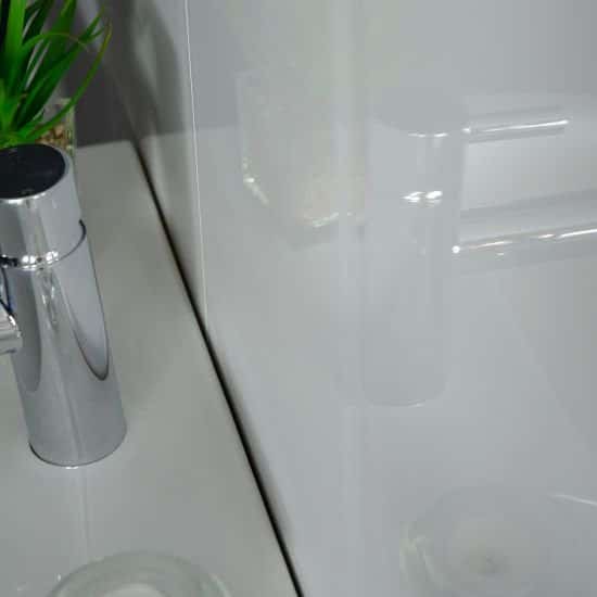 8mm White Gloss Bathroom Wall & Ceiling Panel - Pack of 4 - Wall Forma