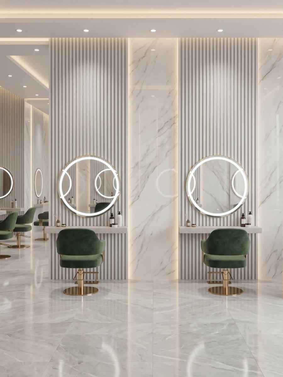 White Brushed WPC Fluted 3D Wall Panels |  42.9 sq. ft./Box