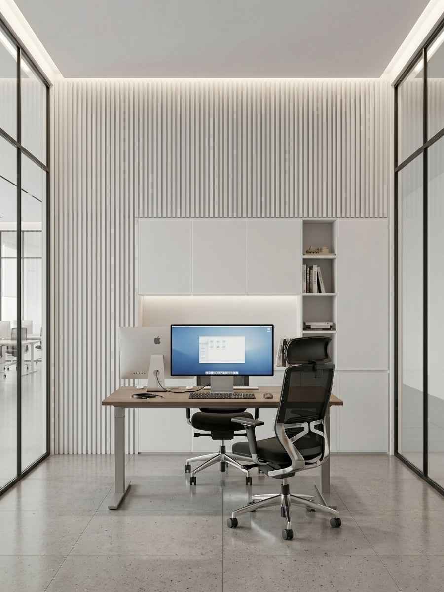 White Brushed WPC Fluted 3D Wall Panels |  42.9 sq. ft./Box