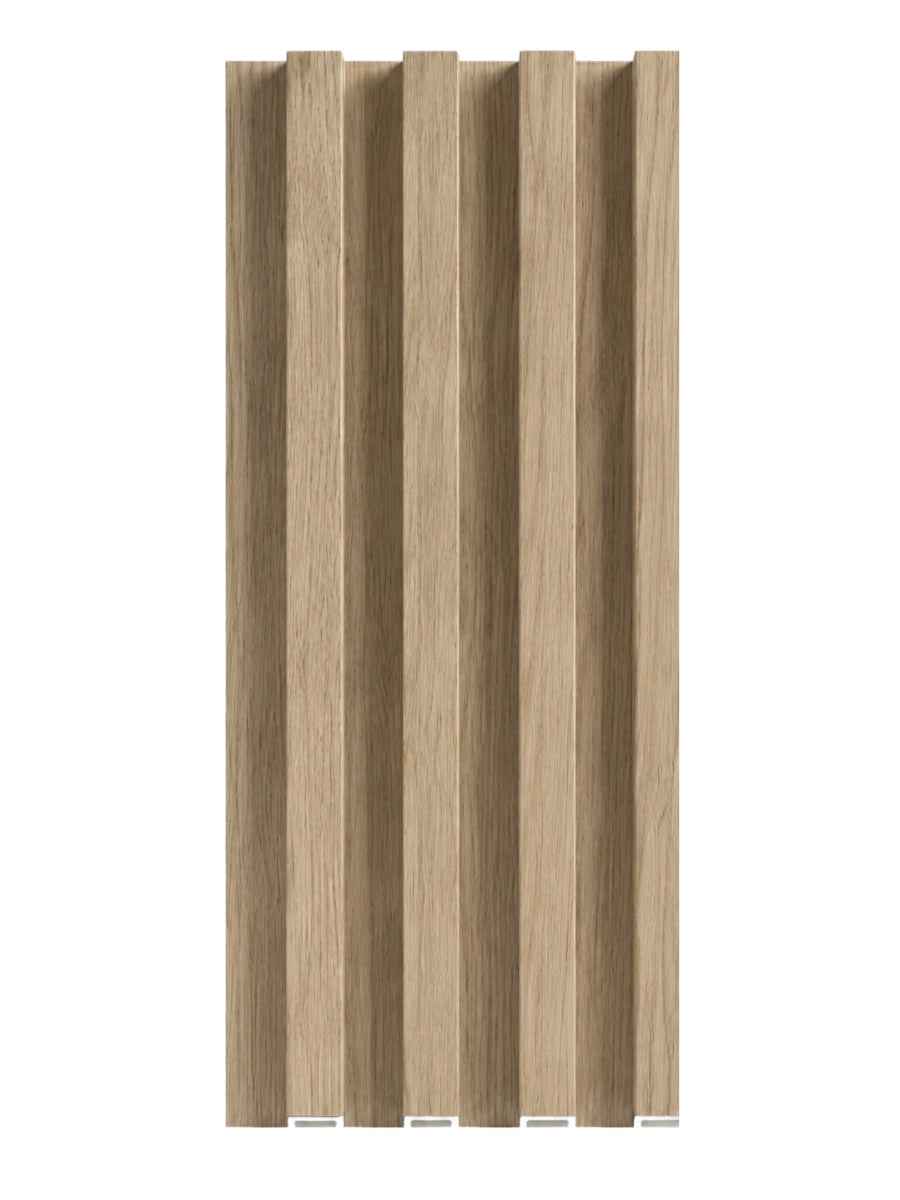 White Oak WPC Fluted 3D Wall Panels |  42.9 sq. ft./Box