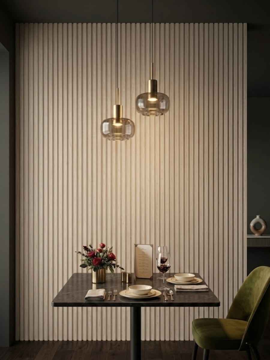 White Oak WPC Fluted 3D Wall Panels |  42.9 sq. ft./Box