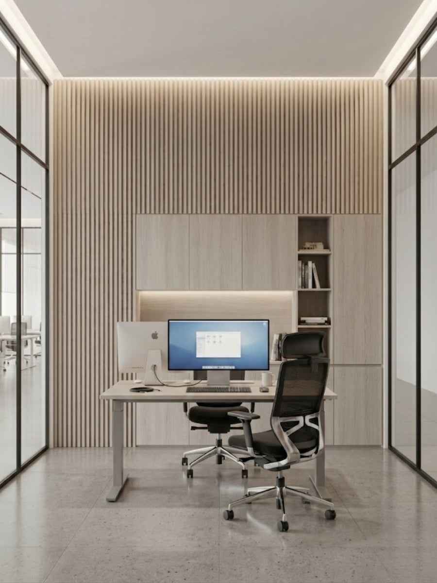 White Oak WPC Fluted 3D Wall Panels |  42.9 sq. ft./Box