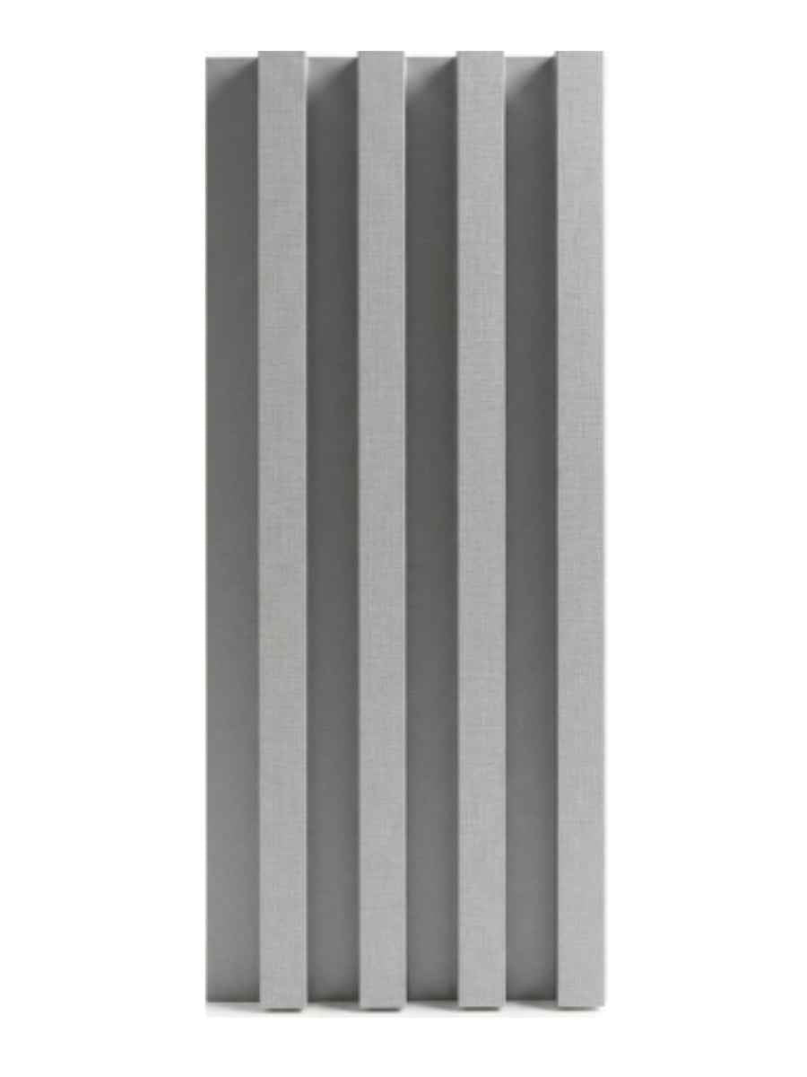 White linen WPC Fluted 3D Wall Panels |  42.9 sq. ft./Box