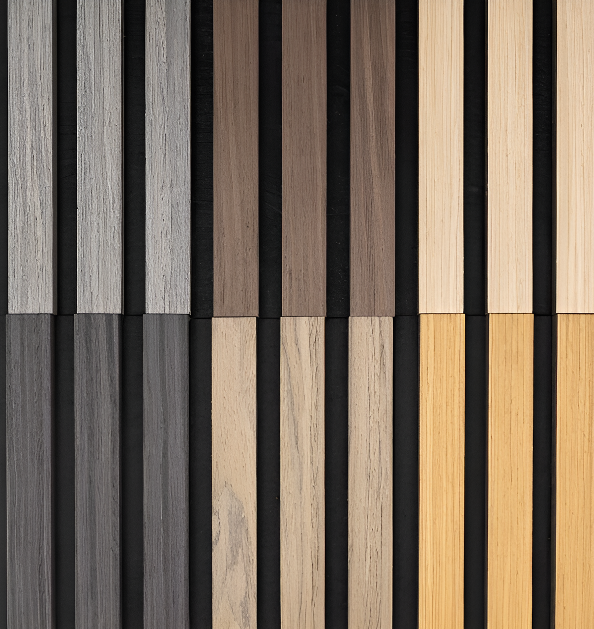 Wood Slat Acoustic Panels Sample Box - Wall Forma
