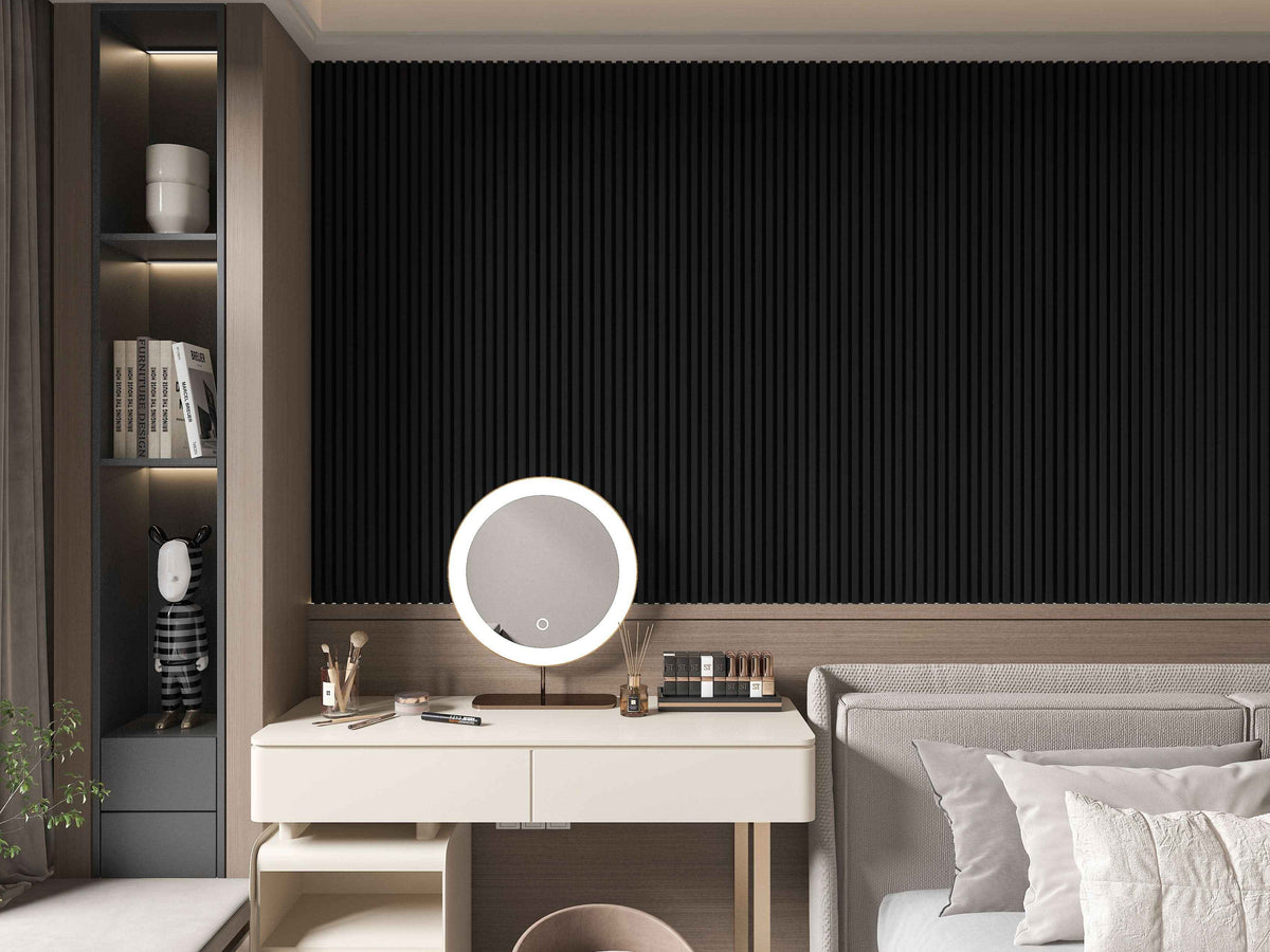 Luxe Noir WPC Fluted 3D Wall Panels |  42.9 sq. ft./Box