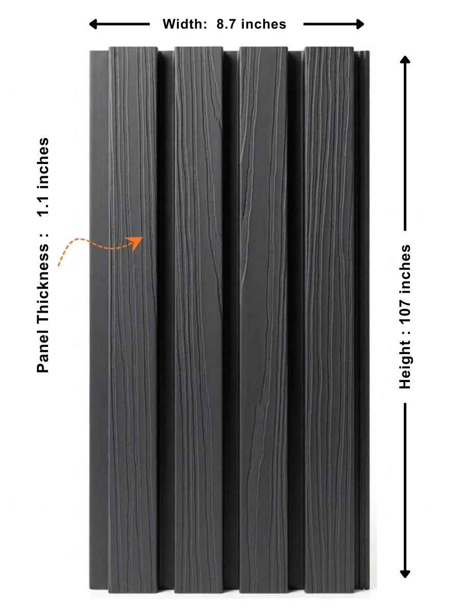 Black Premium Composite Exterior Cladding Boards