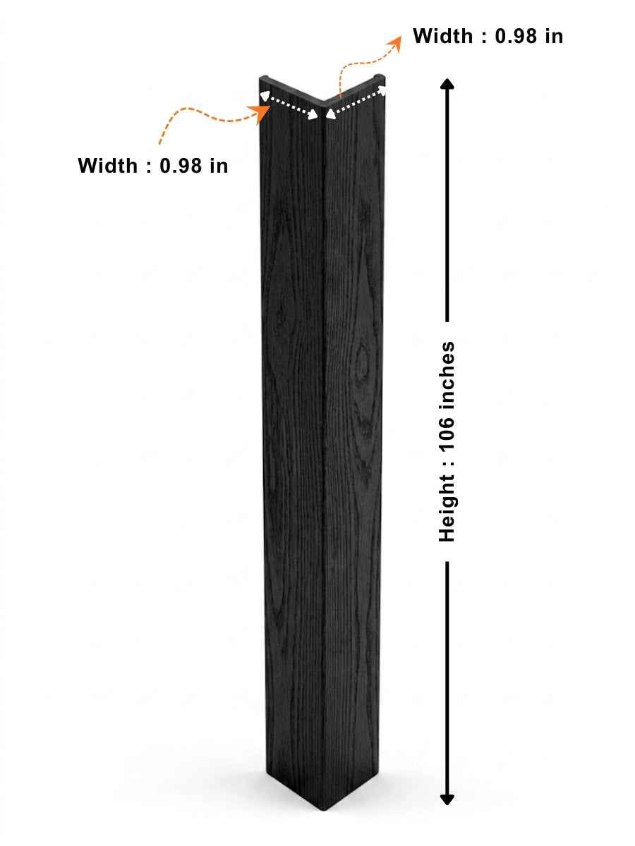 Blackwood WPC Fluted 3D Wall Panels |  42.9 sq. ft./Box