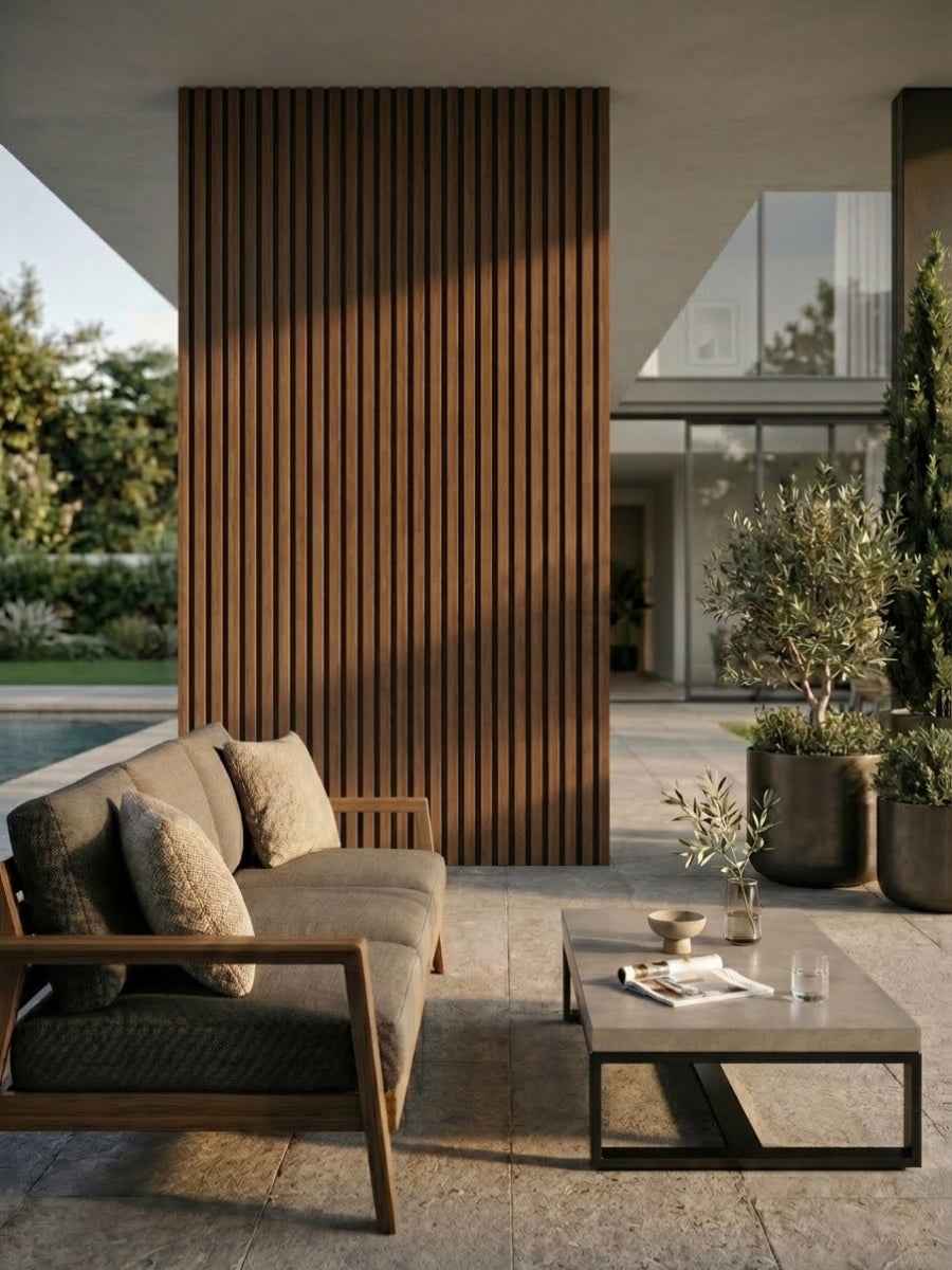 Brown and Black Composite Wide Exterior Cladding | 5 PC/Box (32 sq ft)