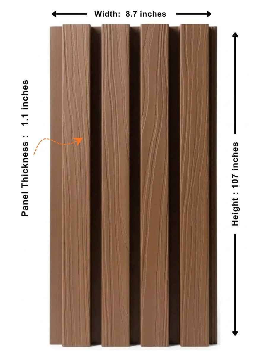 Brown Premium Composite Exterior Cladding Boards