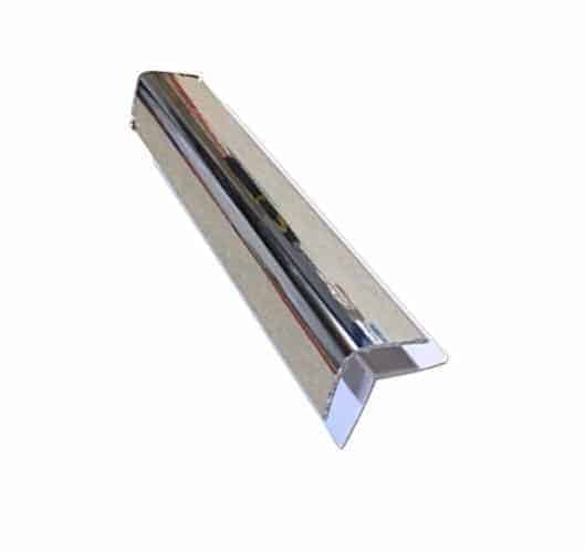 5mm Chrome External Corner Trim - Wall Forma