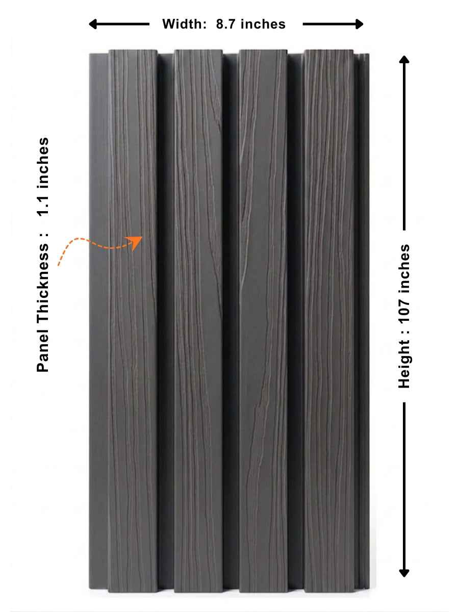 Gray Premium Composite Exterior Cladding Boards