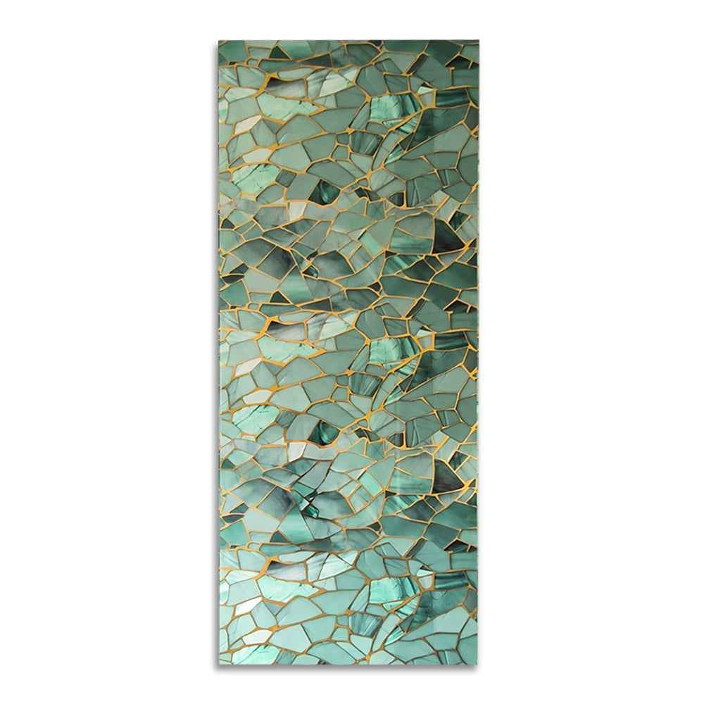 10mm Crystal Blue Green Gloss Shower Panel 1M x 2.4M