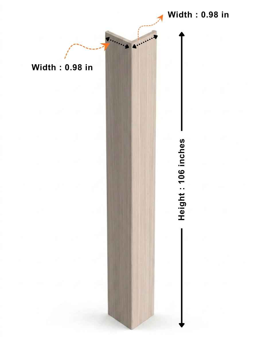 Nordic Birch WPC Fluted 3D Wall Panels |  42.9 sq. ft./Box