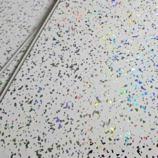 8mm Platinum White Sparkle Bathroom Wall Panel - Pack of 4