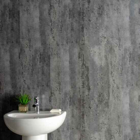 8mm Polished Concrete Bathroom Wall Panel - Pack of 4