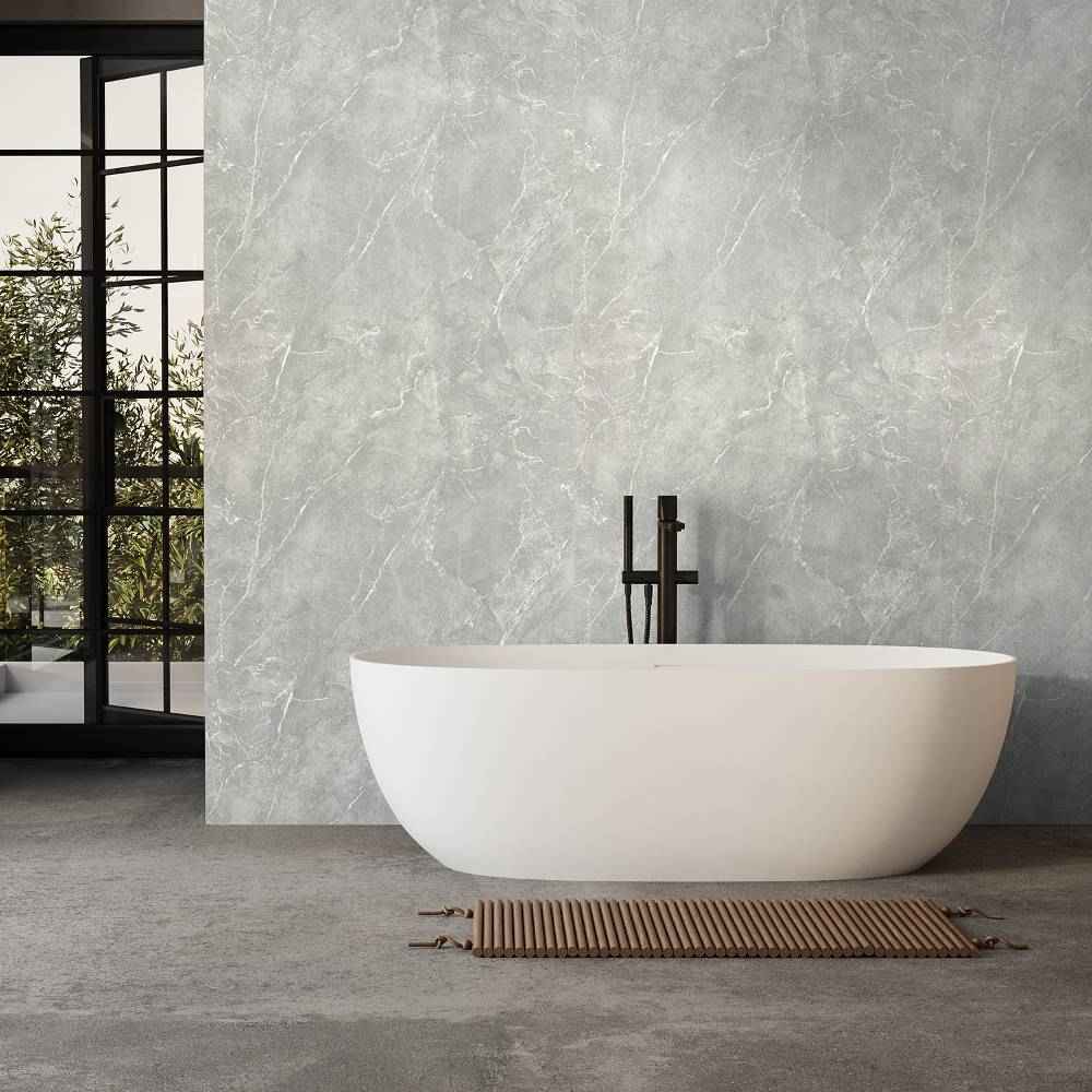 10mm Stone Grey Matt Shower Panel 1M x 2.4M