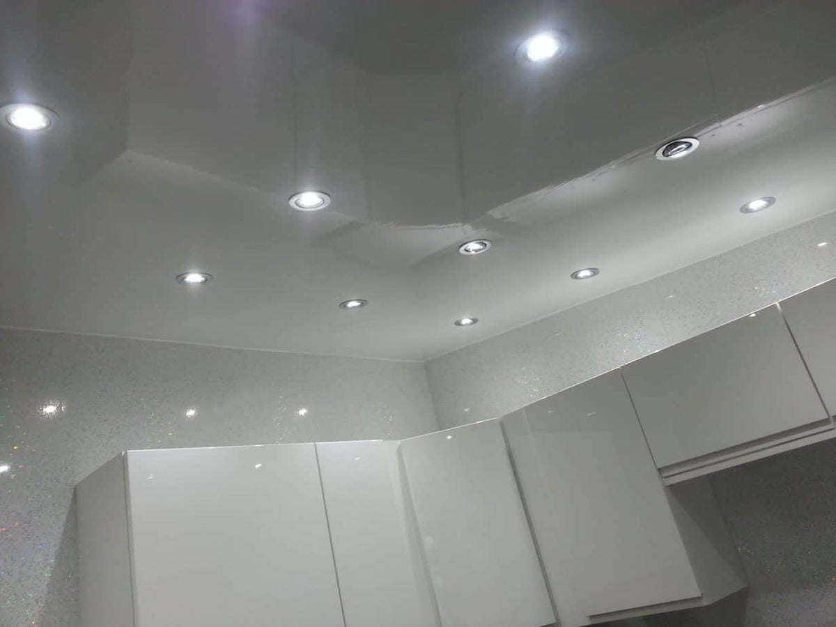 8mm White Gloss Bathroom Wall & Ceiling Panel - Pack of 4 - Wall Forma