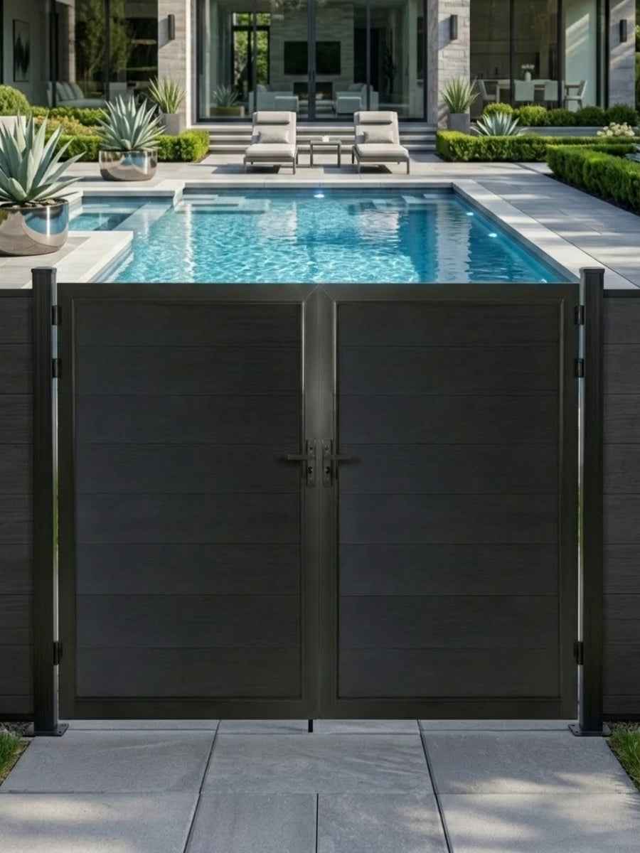 WPC Fence Gate Double (8ft x 6ft)