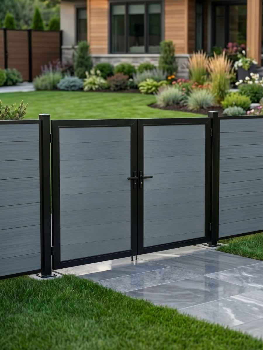 WPC Fence Gate Double (8ft x 6ft)