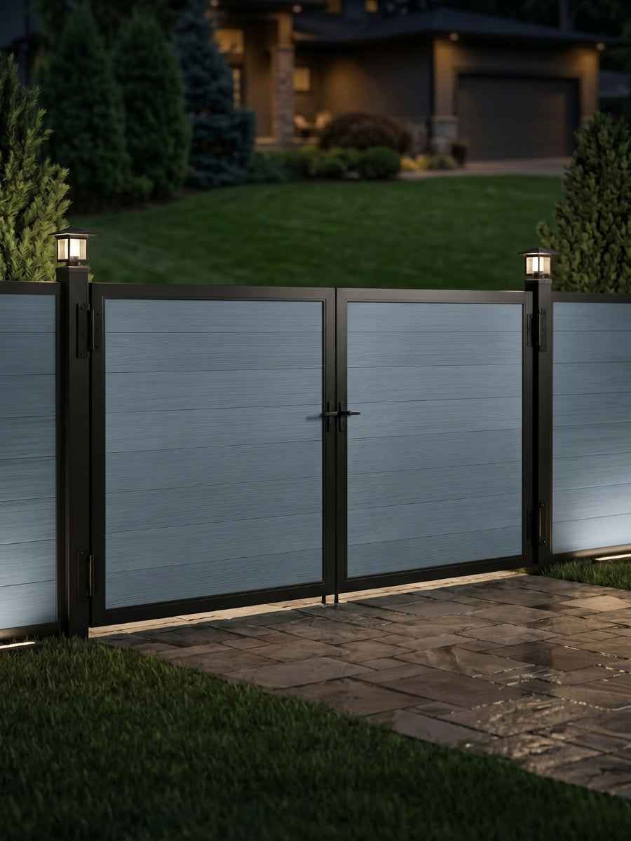 WPC Fence Gate Double (12ft x 6ft)