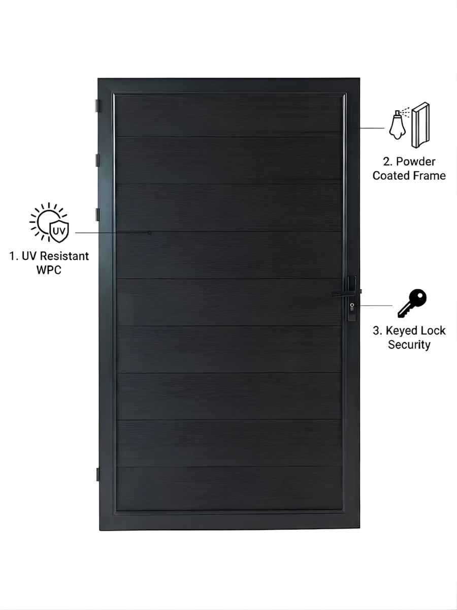WPC Fence Gate Single (4ft x 6ft)