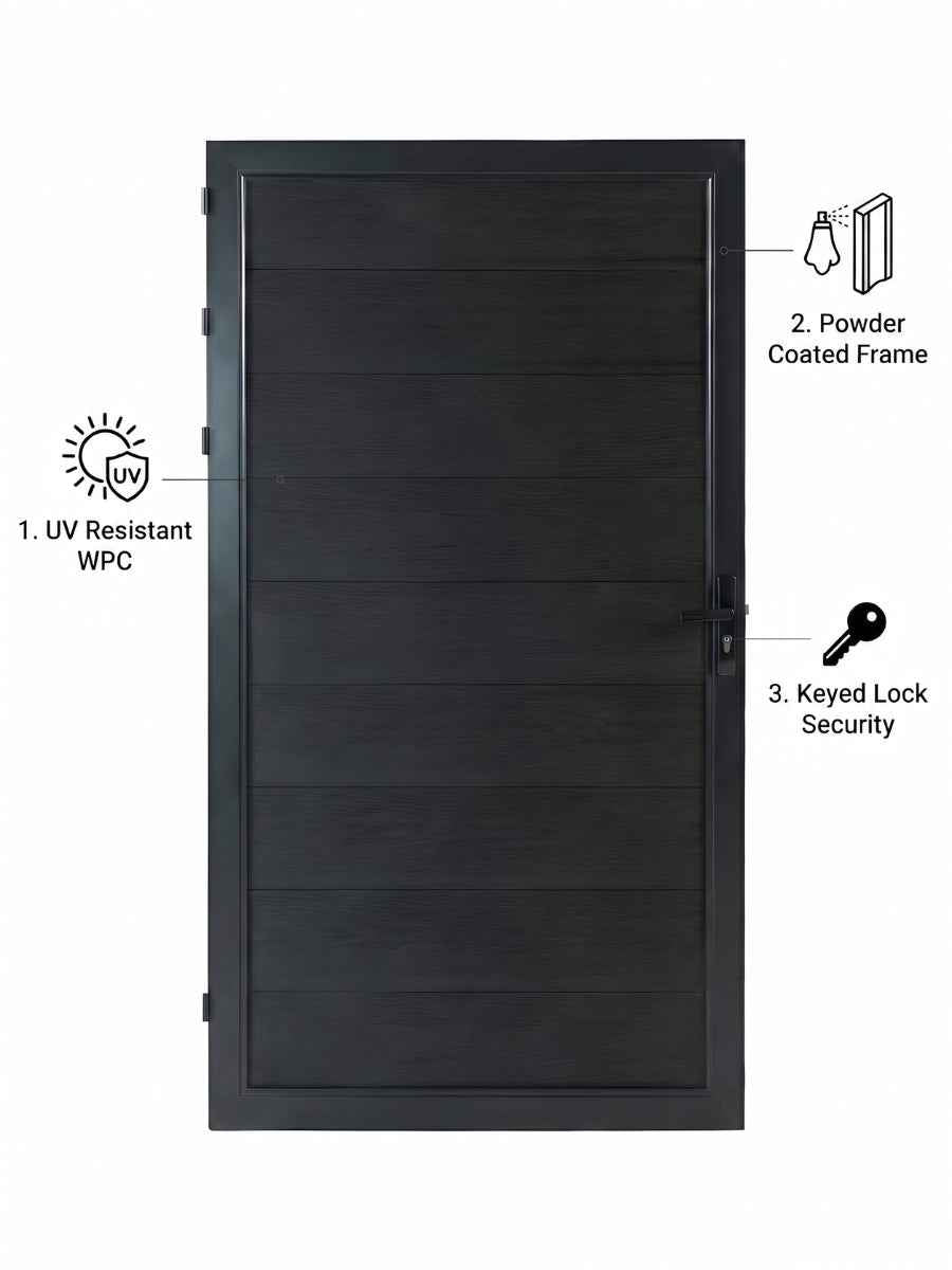 WPC Fence Gate Single (3ft x 6ft)