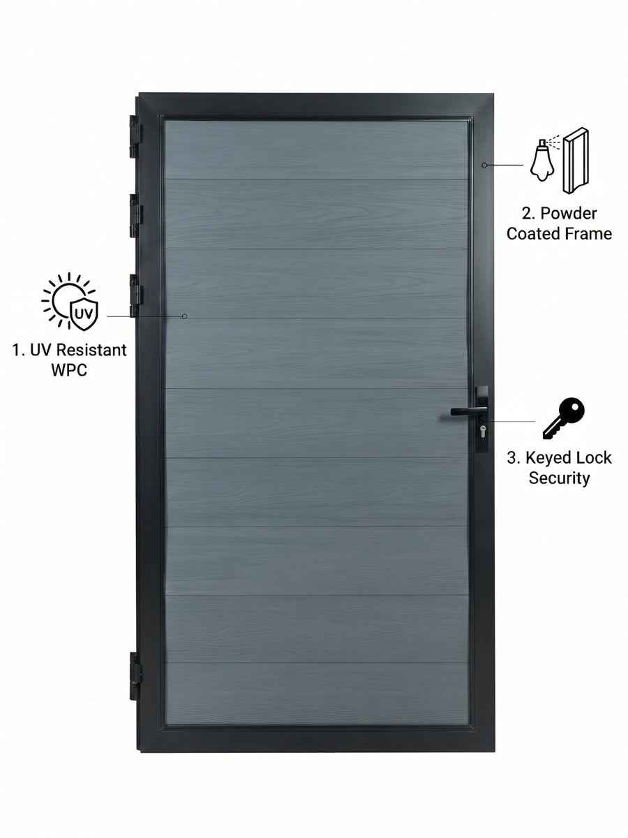 WPC Fence Gate Single (3ft x 6ft)